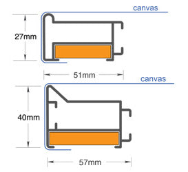 Aluminum Stretcher Bar options