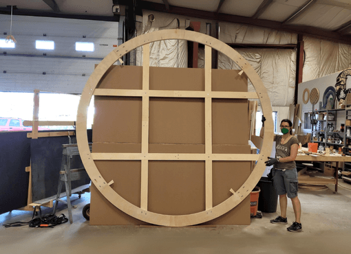 How to Assemble Large Round Strainer Frames