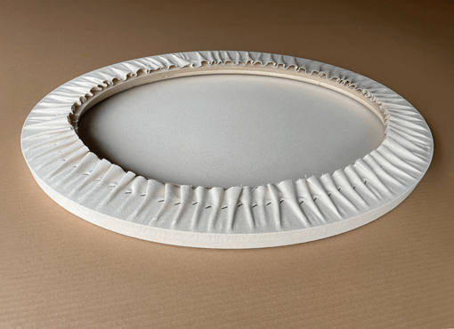 How to Stretch a Round or Oval Canvas