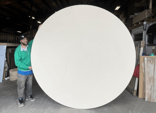 Large Stock-Sized Round Canvas Strainers