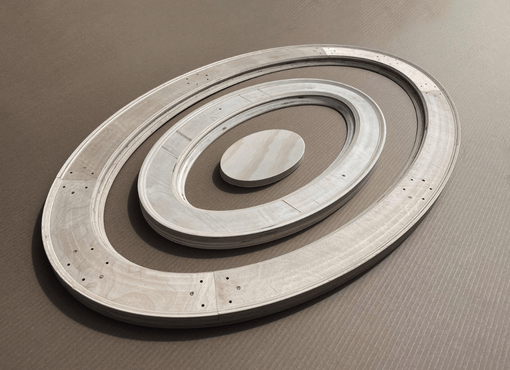 Stock-Sized Oval Canvas Strainers