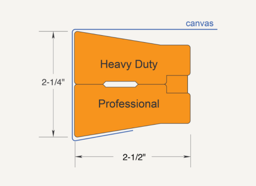 Heavy-Duty Professional Profile measurements