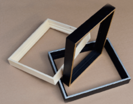 The floater frame squares itself when you put it together - so simple!