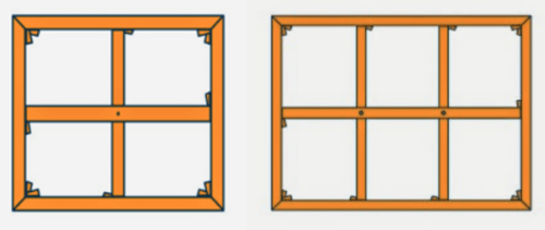 Custom-Sized Professional Stretcher Frames - 1 1/8" Professional