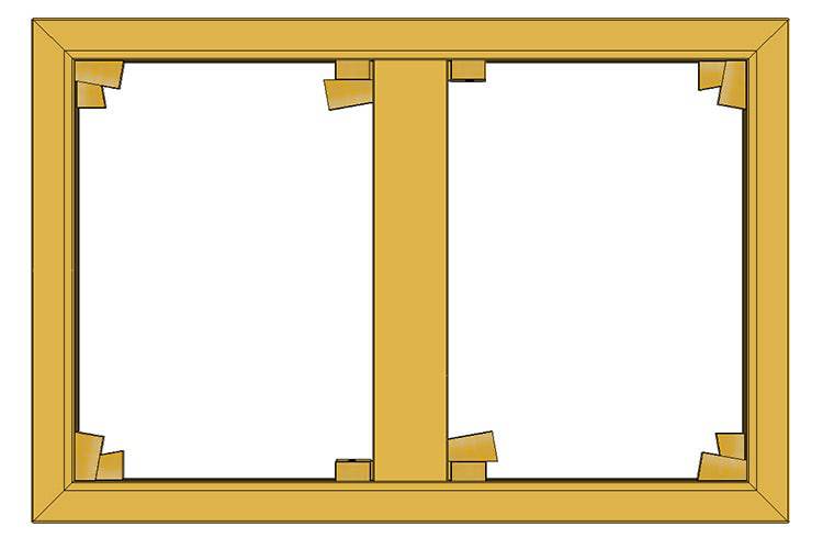 Stock-Sized Basic Stretcher Bars, Bundles & Braces - 3/4″ Basic