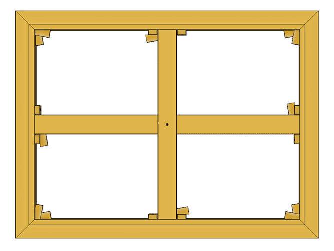 Stock-Sized Professional Stretcher Bars, Bundles & Braces - 1 1/8" Professional