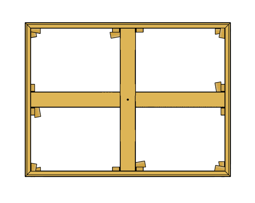Stock-Sized Gallery Stretcher Frames
