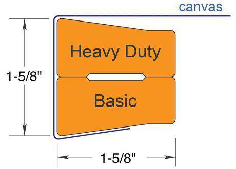 Stock-Sized Heavy-Duty Basic Stretcher Frames - 1-5/8″ Heavy Duty Basic