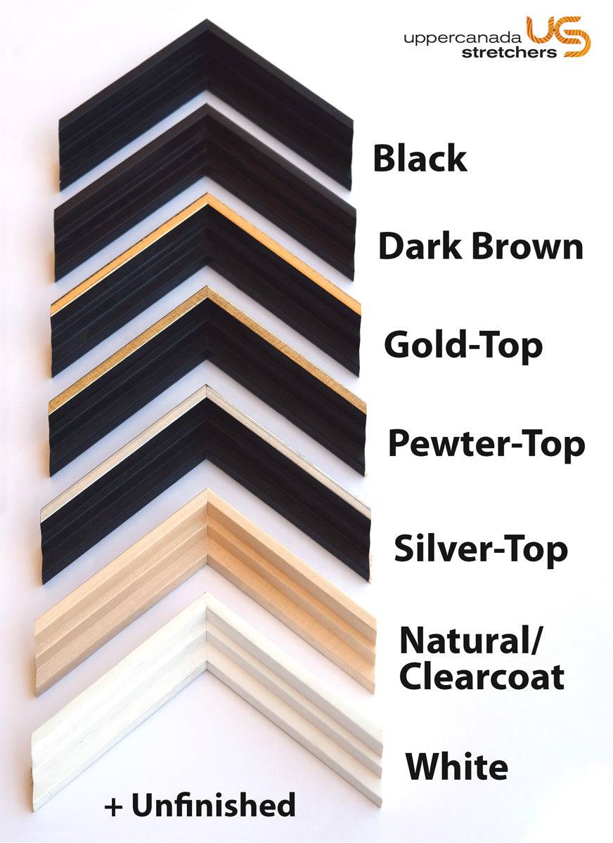 16x20 Canvas Floating Frame Kit - Metal Display Frame For Stretched Canvas Art With 0.83" Depth, Black Finish